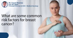 Which frequent risk factors are associated with breast cancer